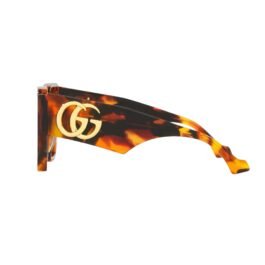 Lunettes de soleil Gucci Écaille Logo GG Or