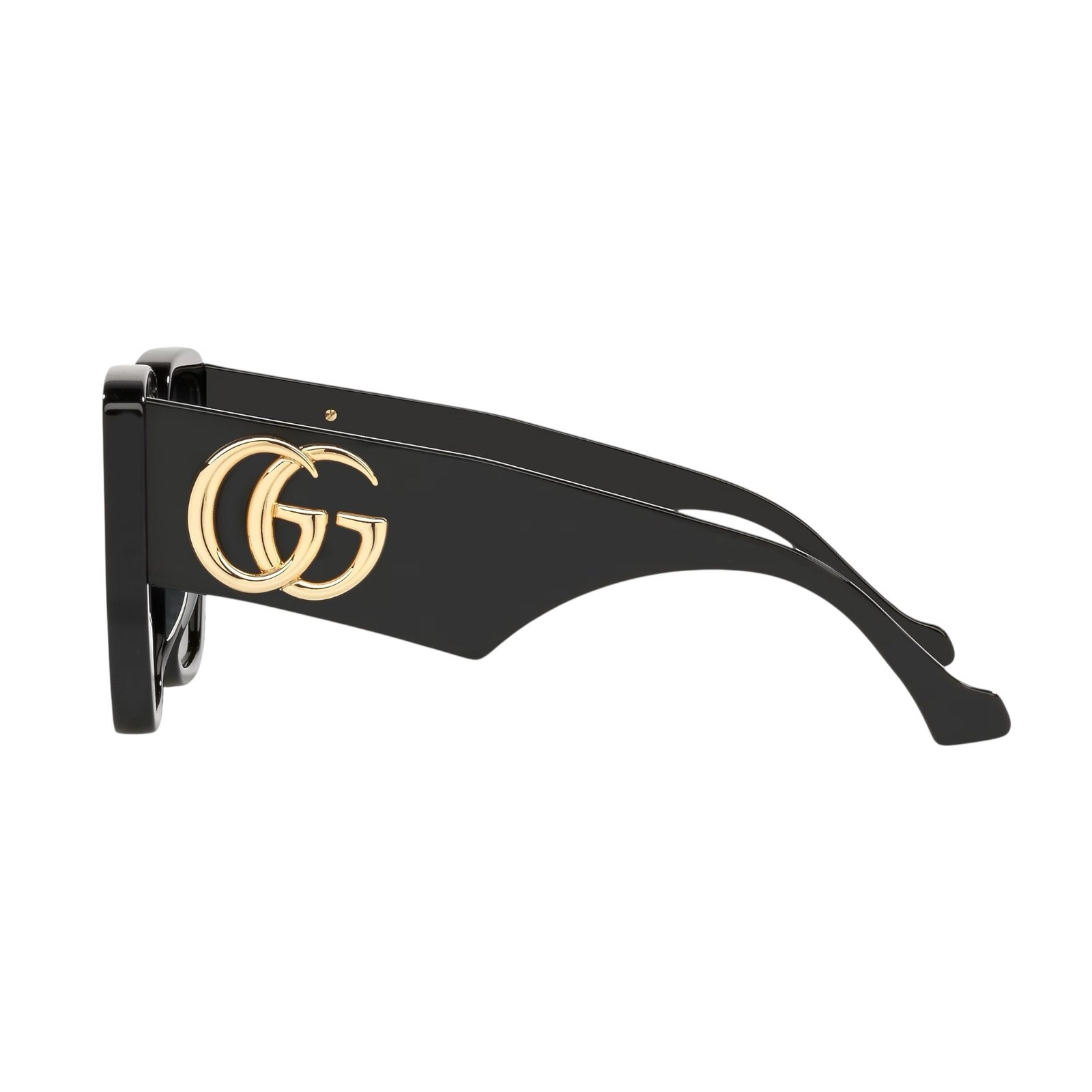 Lunettes de soleil Gucci Noir Logo GG Or – Image 3