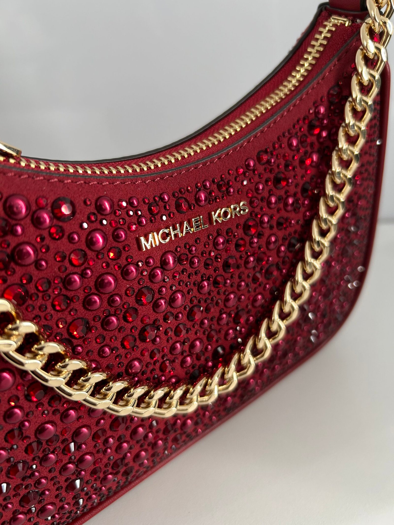 Sac À Bandoulière Michael Kors Chain Red ( LIMITÉ ) – Image 4