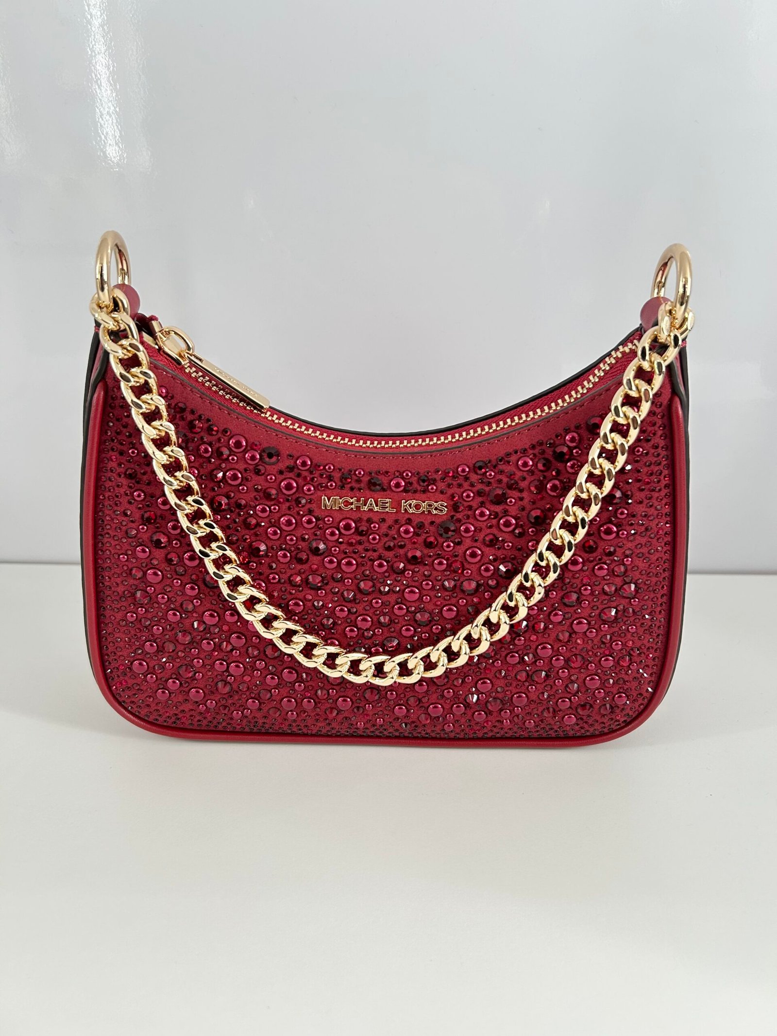 Sac À Bandoulière Michael Kors Chain Red ( LIMITÉ )