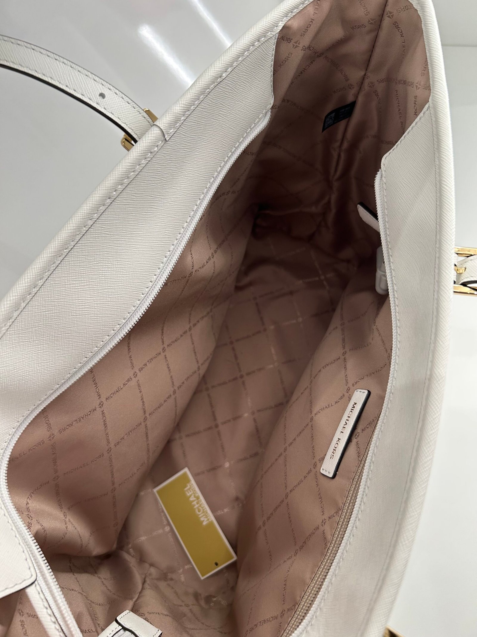 Sac À Main Michael Kors Jet Set Travel White – Image 2