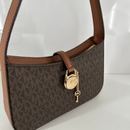 Sac À Bandoulière Michael Kors Lyra Mono Brown