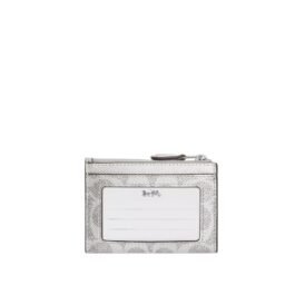 Mini Porte Carte Coach Gris