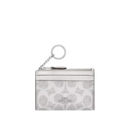 Mini Porte Carte Coach Gris
