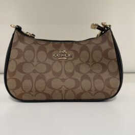 Sac À Bandoulière Coach Teri en Toile Noyer M