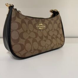 Sac À Bandoulière Coach Teri en Toile Noyer M