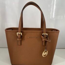 Sac à Bandoulière Michael Kors Mini Jet Set Brown 2