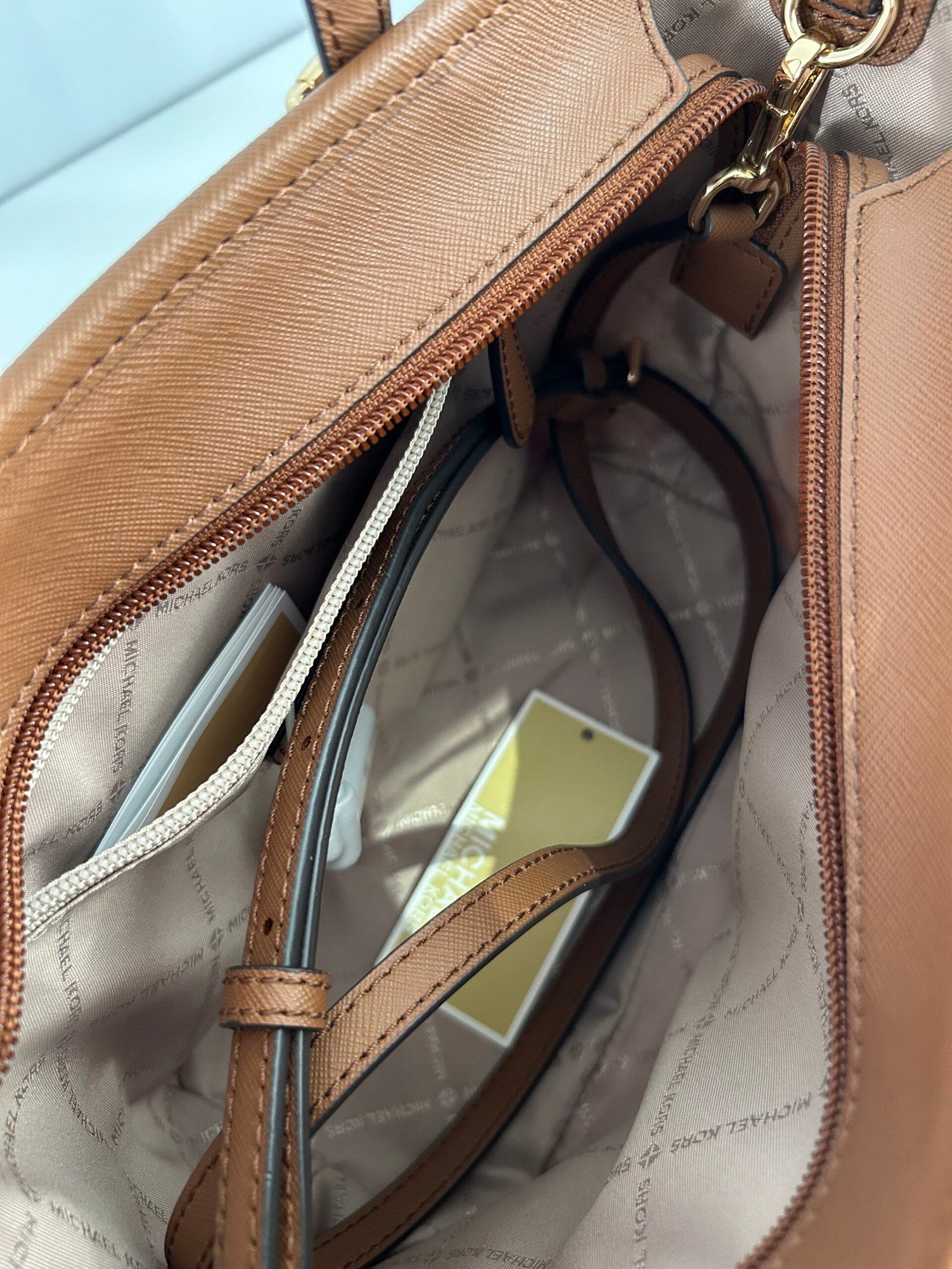 Sac à Bandoulière Michael Kors Mini Jet Set Vanilla – Image 4