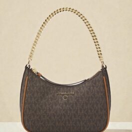 Sac à Bandoulière Michael Kors Charm Chain Brown