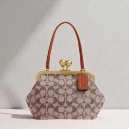 Sac À à Fermoir Bourse 16 Coach jacquard à cristaux