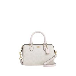Sac À Bandoulière Coach Satchel Mini Rowan Blanc S