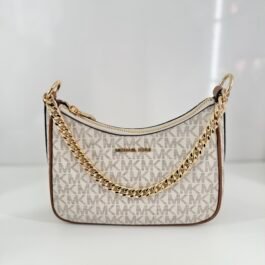 Sac à Bandoulière Michael Kors Charm Chain Vanilla