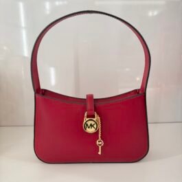 Sac À Bandoulière Michael Kors Lyra Rouge Cerise