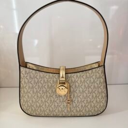 Sac À Bandoulière Michael Kors Lyra Mono Gold