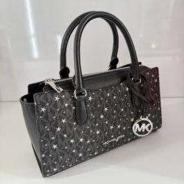 Sac À Bandoulière Michael Kors Arden Black Gold Étoilé S