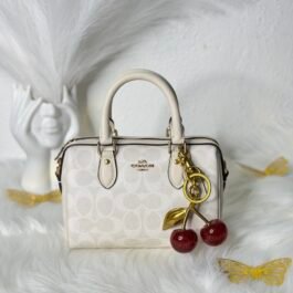 Sac À Bandoulière Coach Satchel Mini Rowan Blanc S