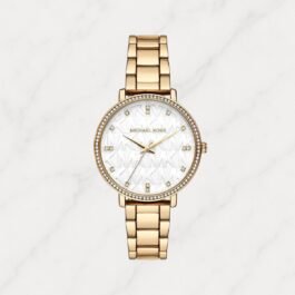 Montre Michael Kors Pyper pour Femme Doré argenté