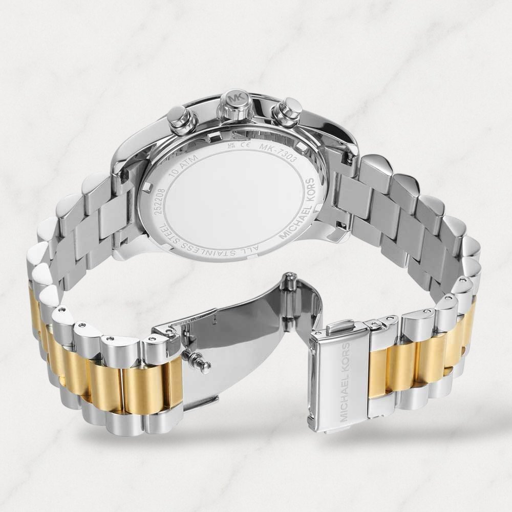 Montre Michael Kors Lexington pour Femme Or Strass – Image 9