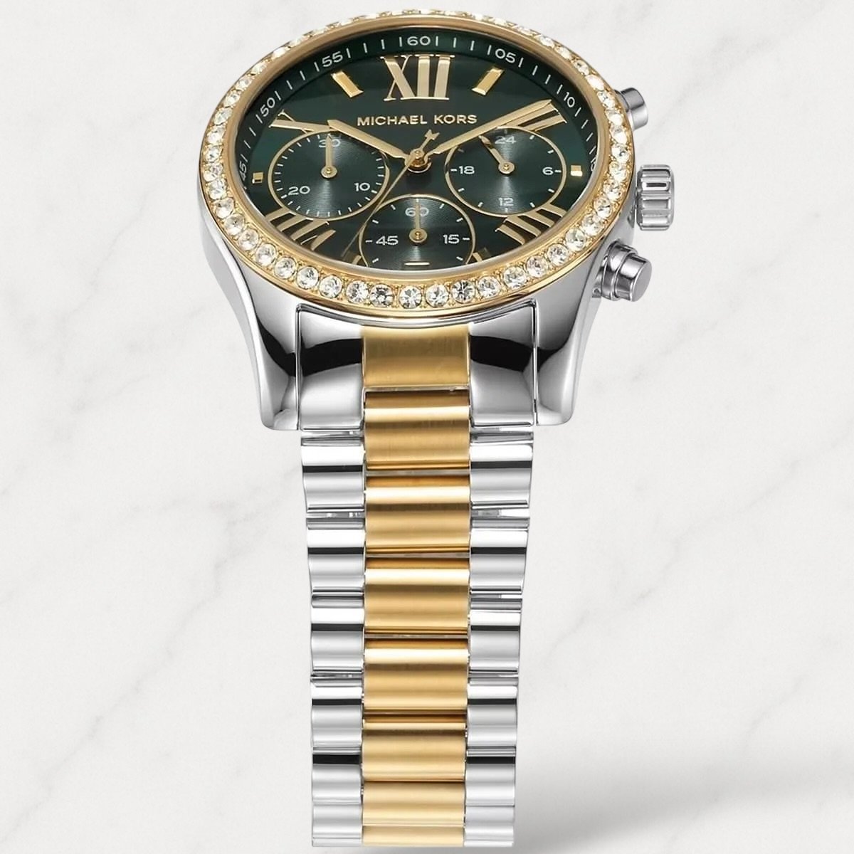 Montre Michael Kors Lexington pour Femme Or Strass – Image 4