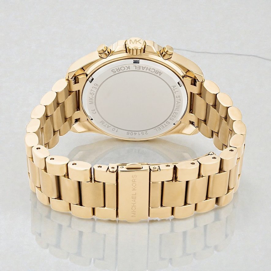 Montre Michael Kors pour Mixte Bradshaw Or et cadran noir – Image 3