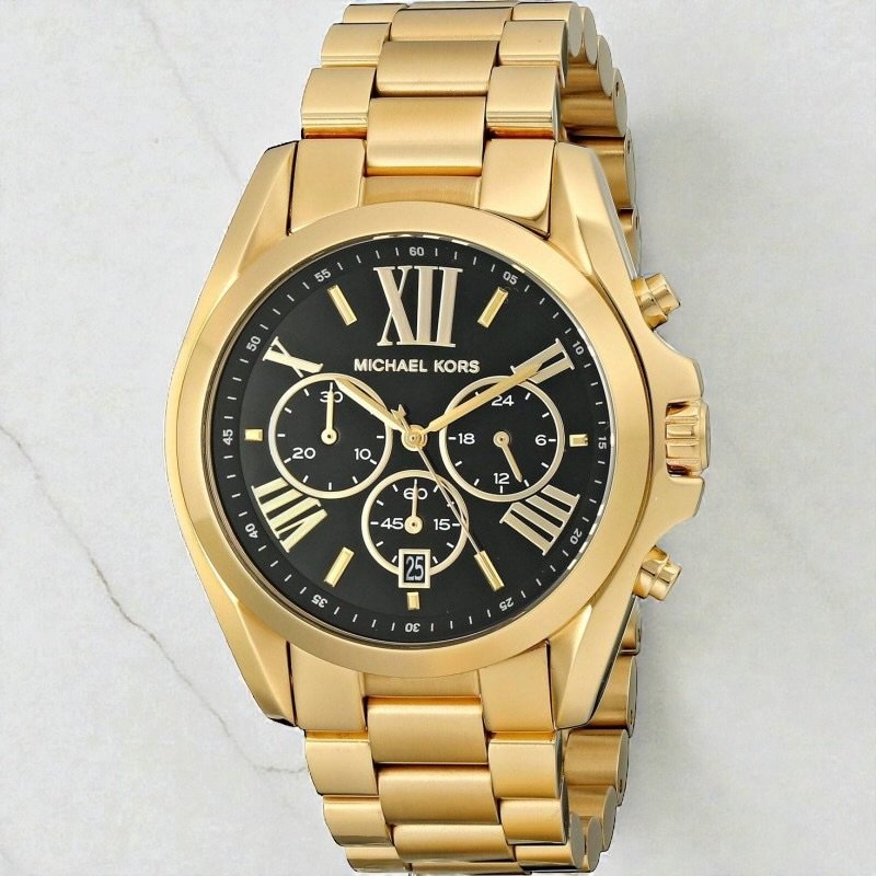 Montre Michael Kors pour Mixte Bradshaw Or et cadran noir – Image 5