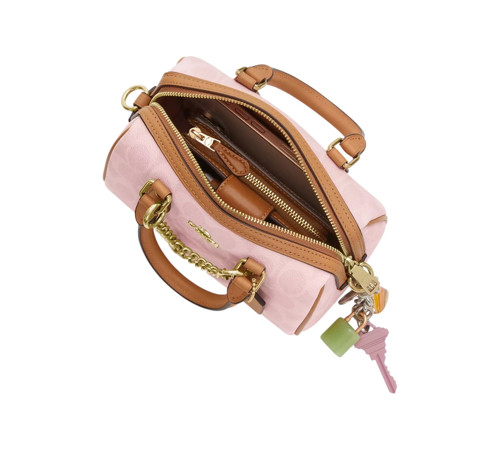 Sac À Bandoulière Coach Mini Rowan Pink S – Image 4