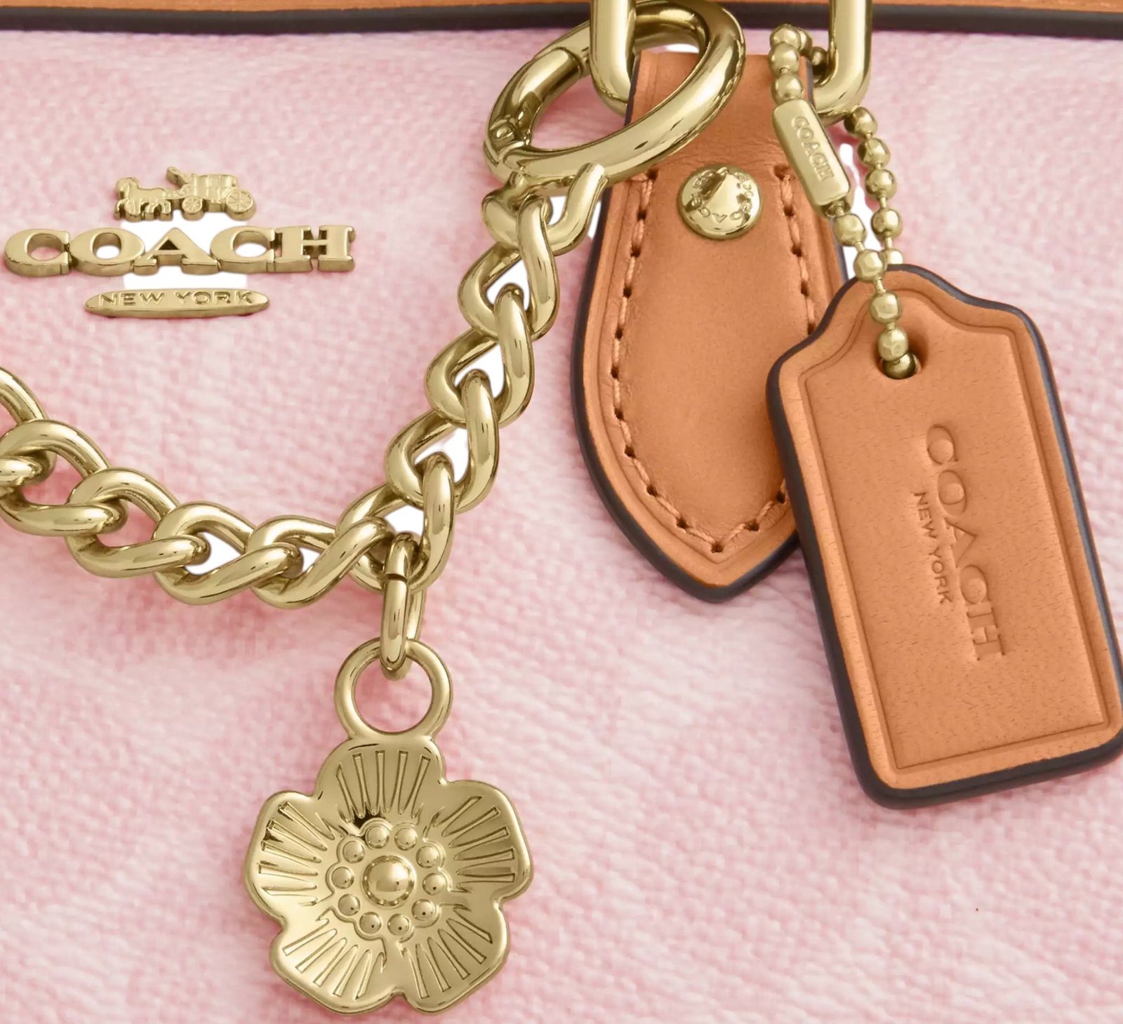 Sac À Bandoulière Coach Mini Rowan Pink S – Image 8