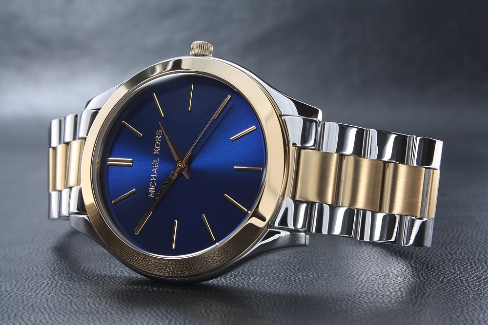 Montre Michael Kors Slim Runway Mixte Argenté et Doré – Image 6