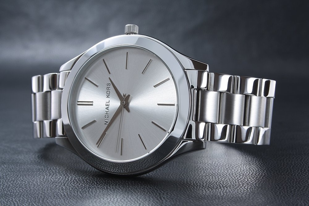 Montre Michael Kors Slim Runway Mixte Argenté – Image 3