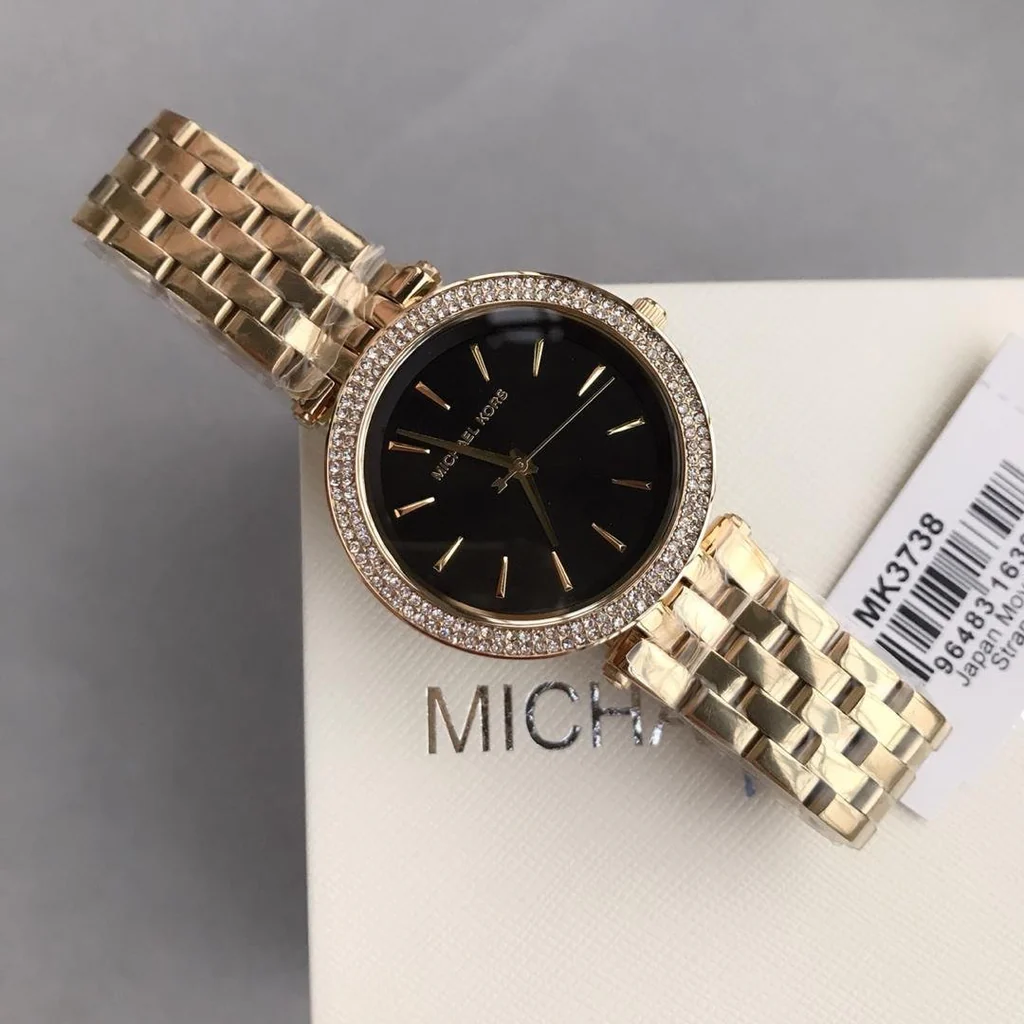 Montre Michael Kors pour Femme Doré Fond Noir – Image 5