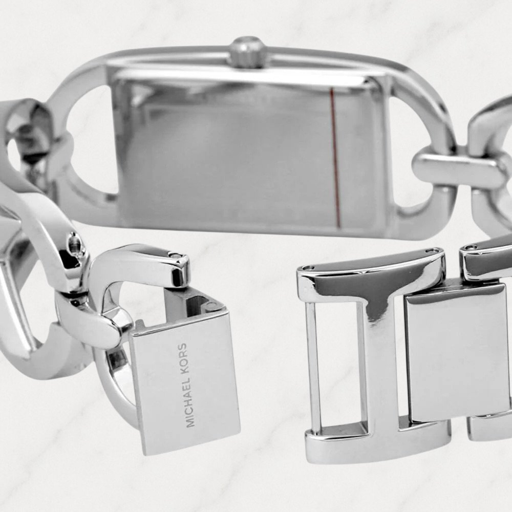 Montre Michael Kors Empire Femme Argenté – Image 4