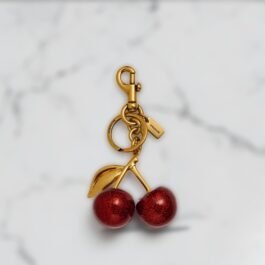 Porte-clés en forme de Cerise pour Sac à Main (Coach D&rsquo;origine)