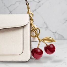 Porte-clés en forme de Cerise pour Sac à Main (Coach D&rsquo;origine)