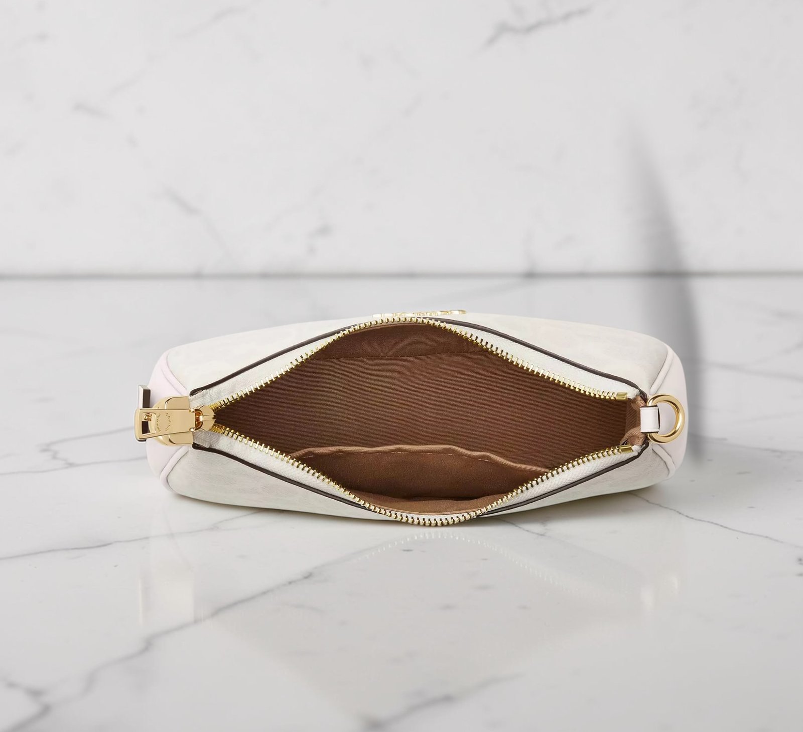 Sac À Bandoulière Coach Teri en Toile Blanc M – Image 6