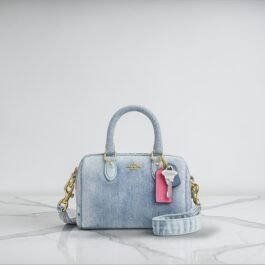 Sac À Bandoulière Coach Mini Rowan En Denim S