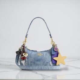 Sac À Bandoulière Coach Teri En Denim M