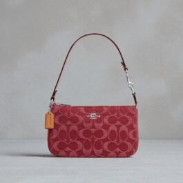 Sac À Bandoulière Coach Nolita 19 Rouge Denim S