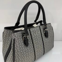 Sac À Bandoulière Guess Capri Noir et Blanc