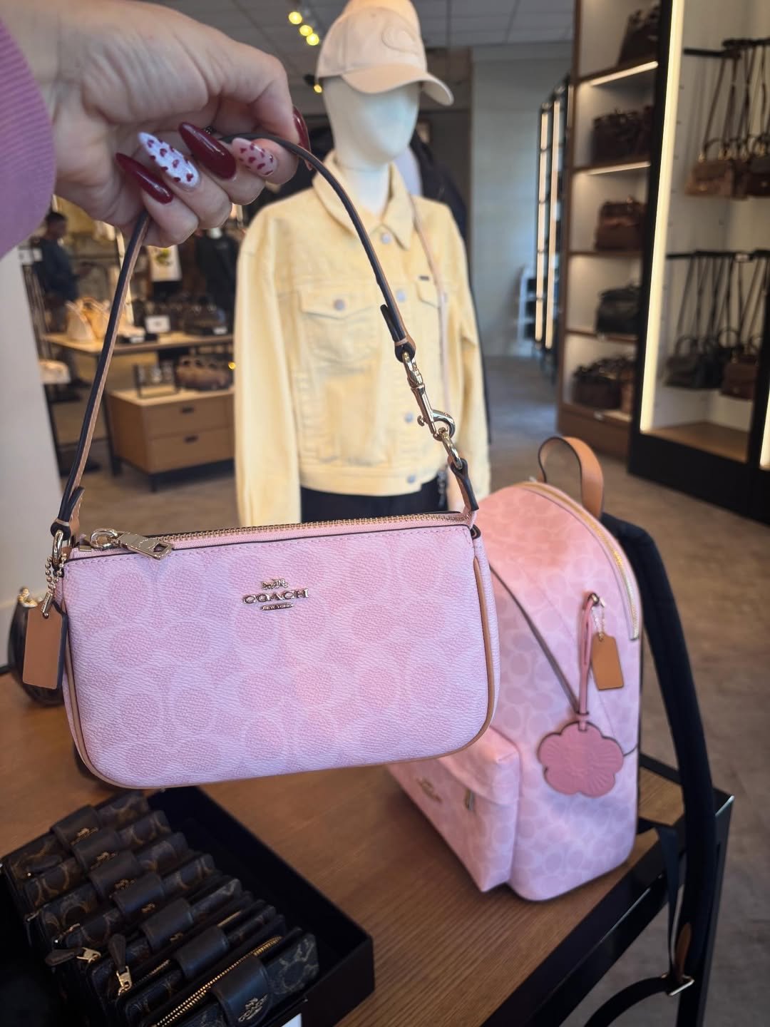 Sac À Bandoulière Coach Nolita 19 Pink – Image 2