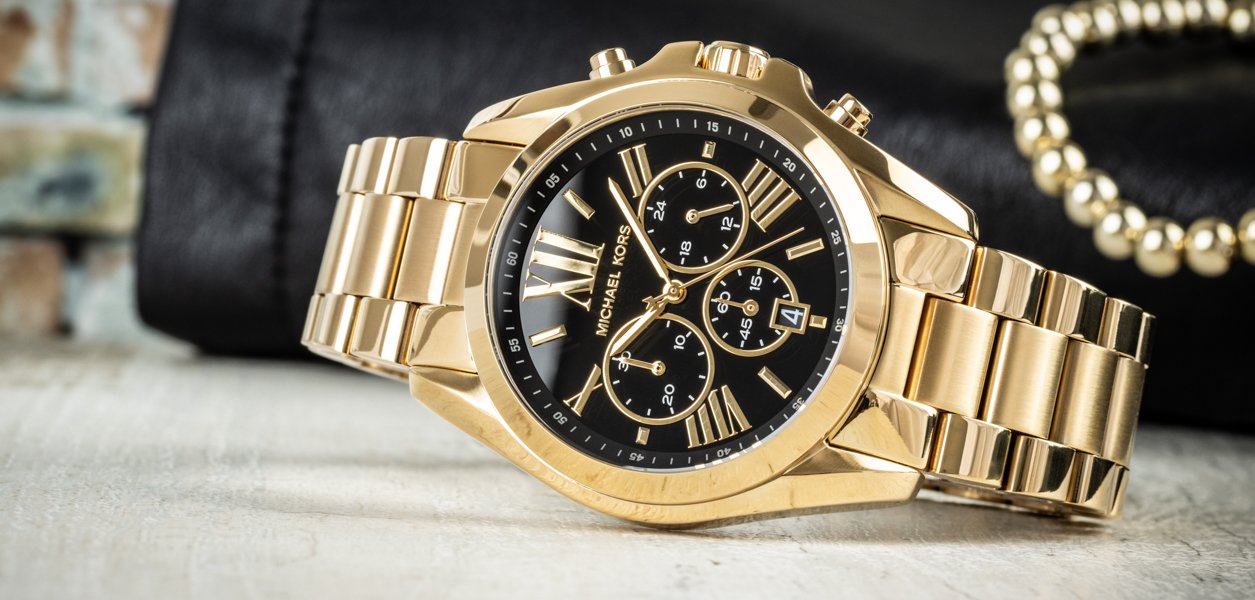 Montre Michael Kors pour Mixte Bradshaw Or et cadran noir – Image 2