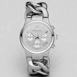 Montre Michael Kors Femme Argenté en Acier Inoxydable avec Chronomètre