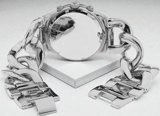 Montre Michael Kors Femme Argenté en Acier Inoxydable avec Chronomètre – Image 5