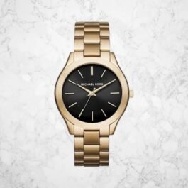 Montre Michael Kors Slim Runway Mixte Doré