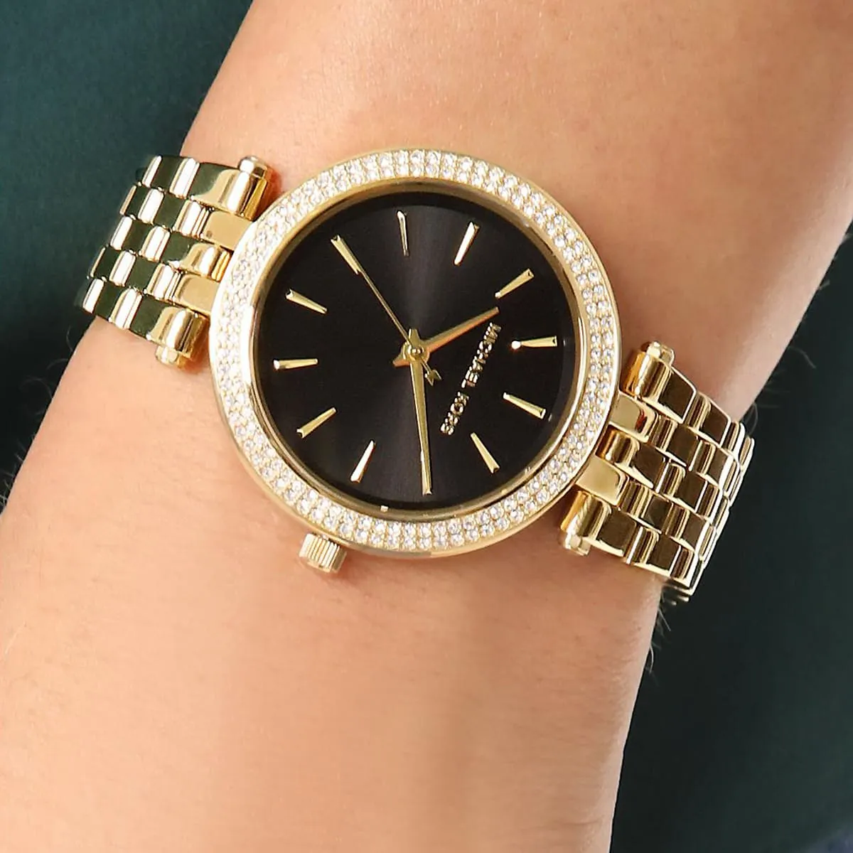 Montre Michael Kors pour Femme Doré Fond Noir – Image 6