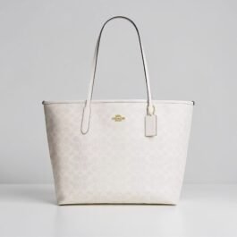Sac À Cabas Coach City White XL