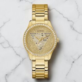 Montre Guess Lady pour Femme Or Strass
