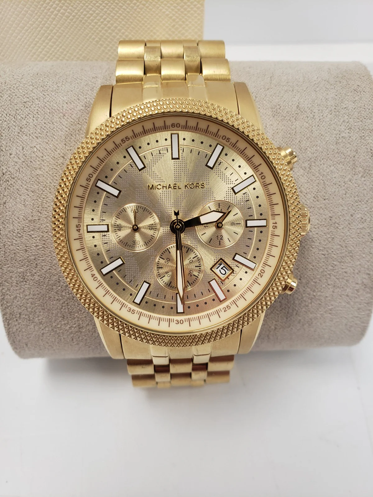 Montre Michael Kors Hutton pour Homme Doré – Image 2