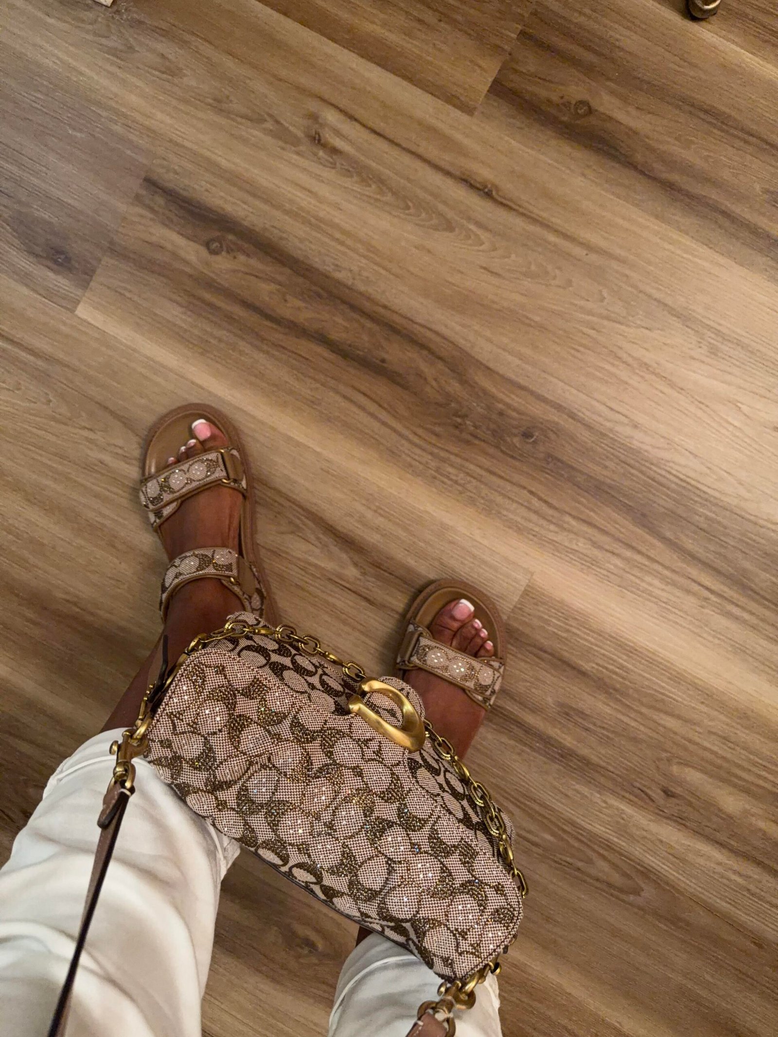 Sandale Coach Brynn En Jacquard Avec Cristaux – Image 2