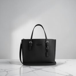 Sac À Cabas Coach Mollie 25 En Toile Full Black M