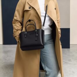 Sac À Cabas Coach Mollie 25 En Toile Full Black M